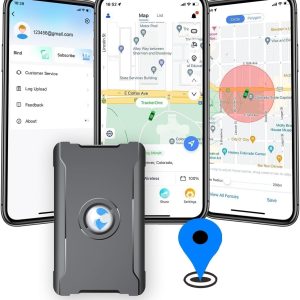 GPS Tracker for Vehicles No Monthly Fee Real-time Tracking Magnetic GPS Tracker Tracker Device for Vehicles Application Control Pets 4G LTE Car GPS Tracking Device(SIM Card Required not Included)